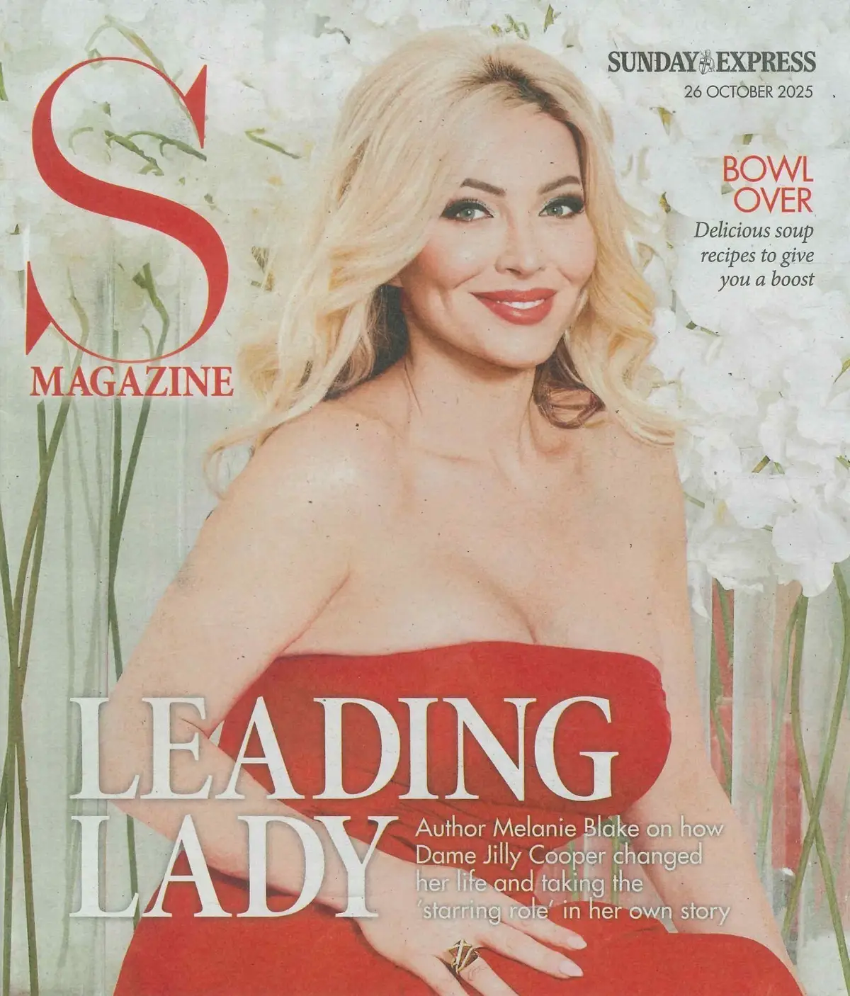 Sunday Express Magazine Melanie Blake, Lisa Snowdon, Halloween, Fashion 26.10.25