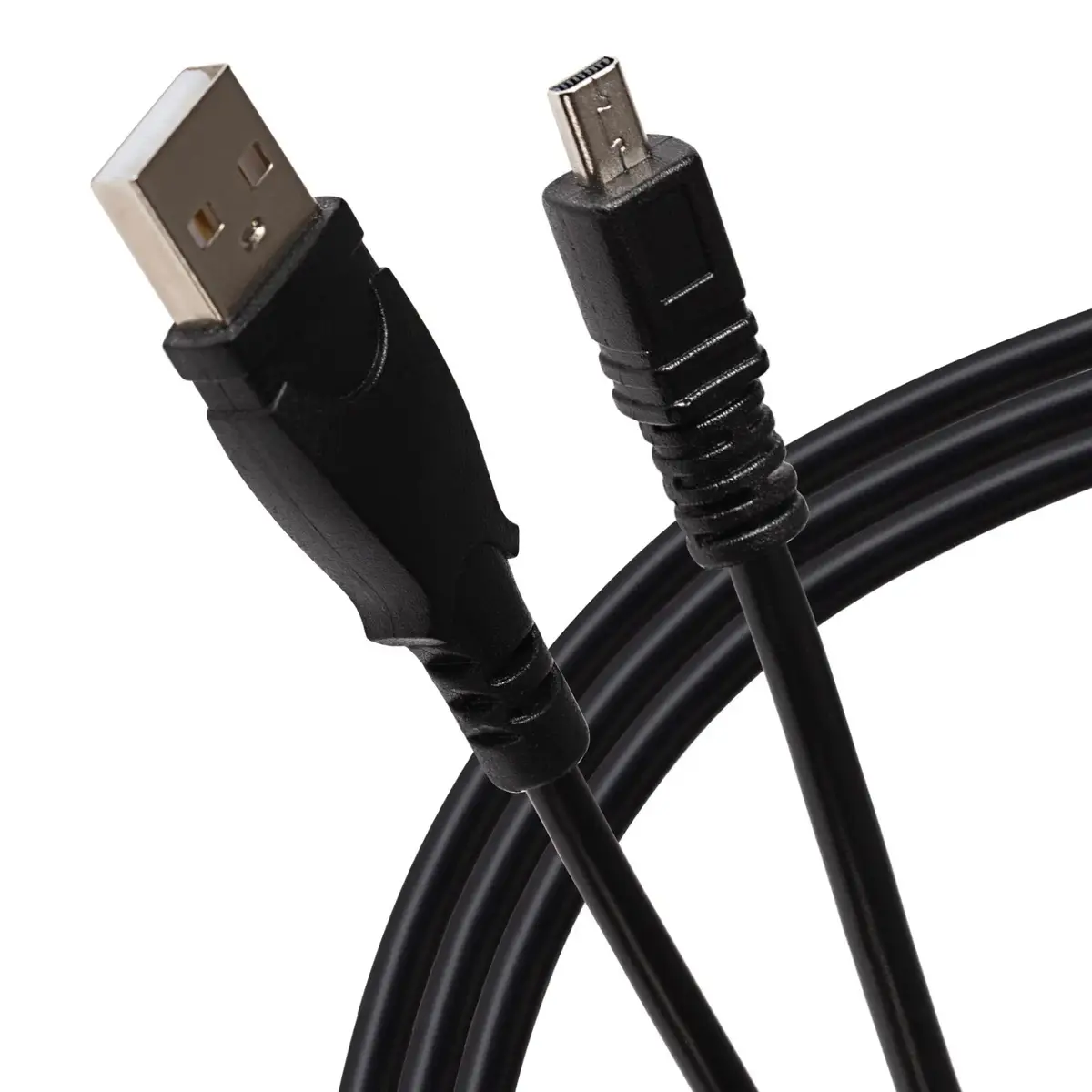 Maplin 3M USB 2.0 to USB Mini 8 Pin Cable, Black For Legacy Older Digital Camera - image 2 | Free standard UK delivery included | Discount Quality Products