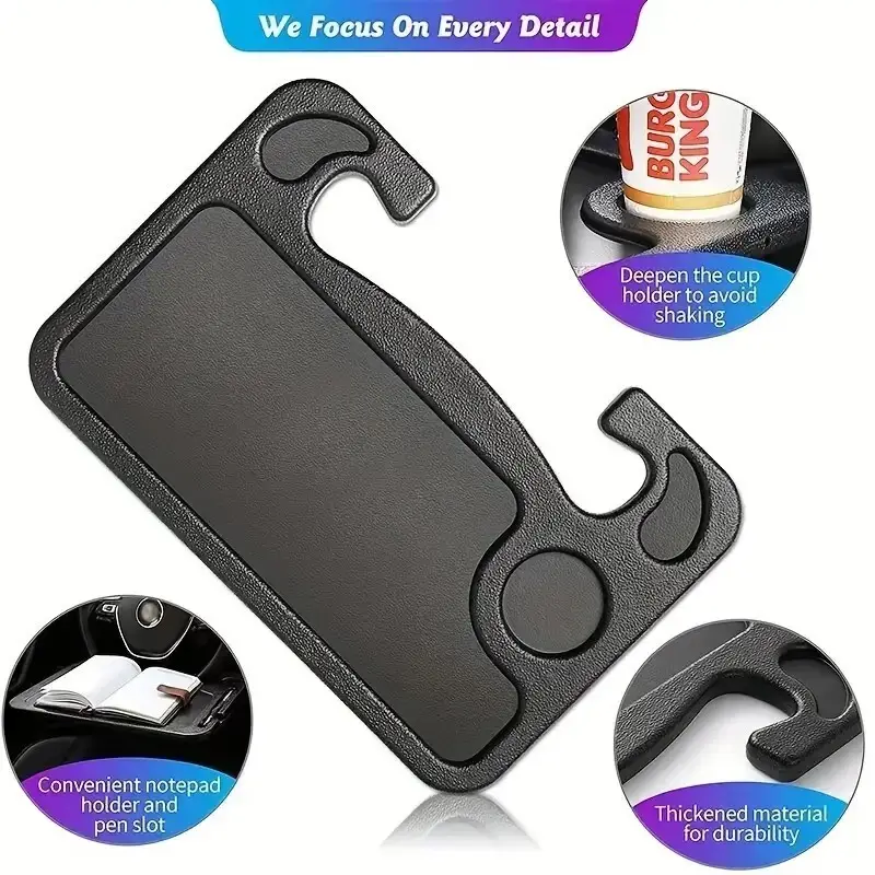 Car Steering Wheel Tray Laptop Desk Mount Table Eating Food Stand Drink Holders - image 5 | Free standard UK delivery included | Discount Quality Products