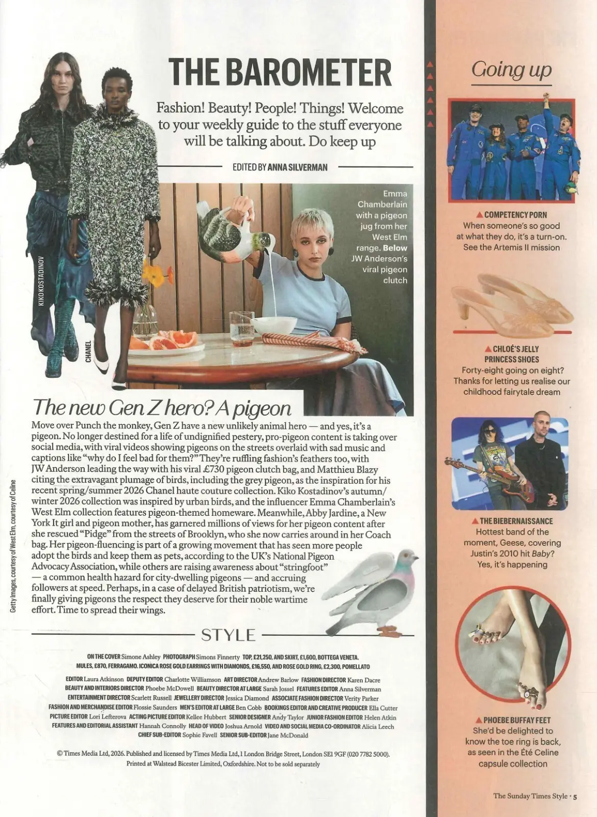 Sunday Times STYLE Magazine Simone Ashley, Denise Welch, Spring Fashion, 26.4.26 - image 3 | Free standard UK delivery included | Discount Quality Products