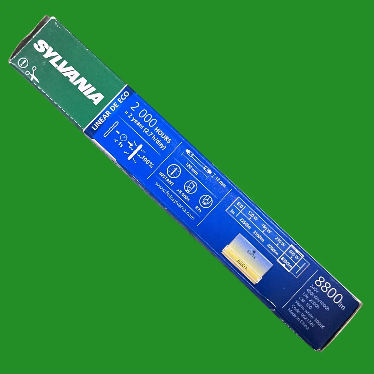 400W Sylvania J118 R7s Linear Halogen Bulbs Security Flood Lights 118mm 8800lm - image 2 | Free standard UK delivery included | Discount Quality Products