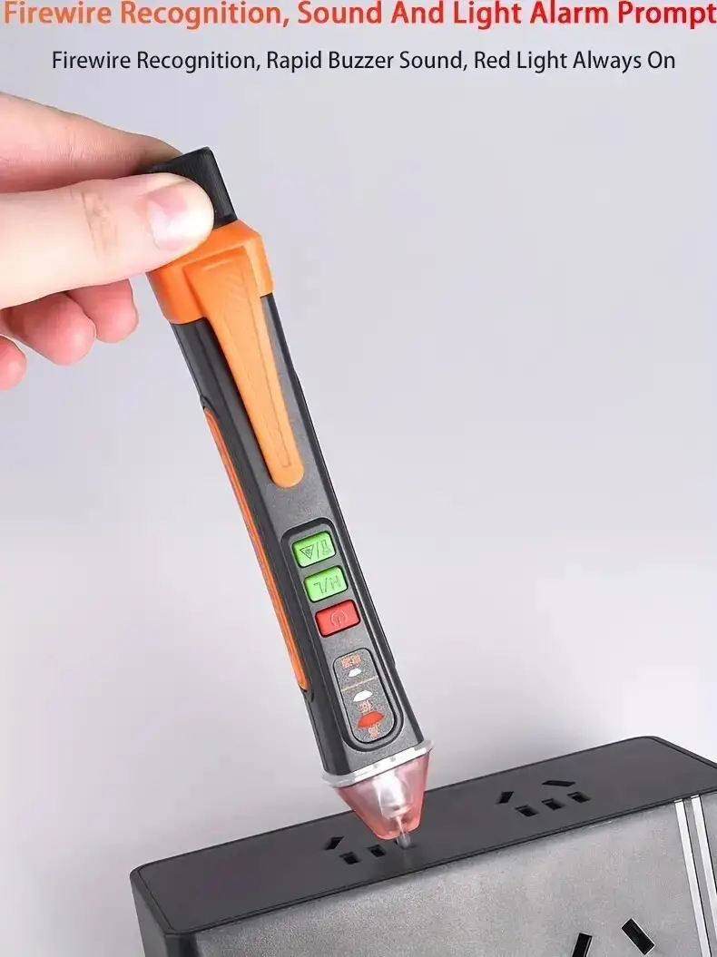 Non Contact Voltage Tester Pen AC Sensor Power Alert 12-1000V Electric Detector - image 2 | Free standard UK delivery included | Discount Quality Products