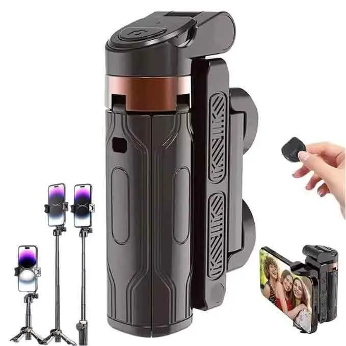 Pocket Flexible Portable Mini Bluetooth Selfie Stick Telescopic Tripod Stand