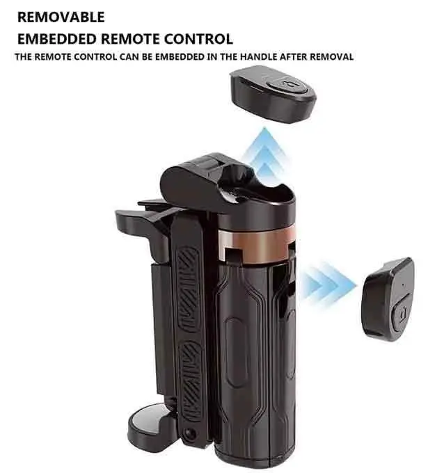 Pocket Flexible Portable Mini Bluetooth Selfie Stick Telescopic Tripod Stand - image 3 | Free standard UK delivery included | Discount Quality Products