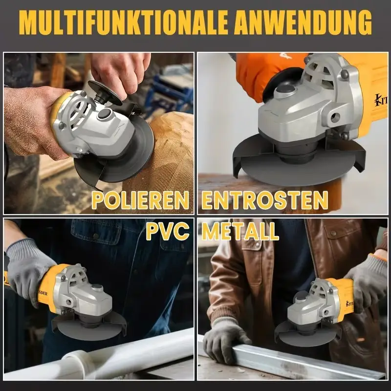 Cordless Brushless Angle Grinder 11000RPM Multi Tool Cutting Grinding Polishing - image 2 | Free standard UK delivery included | Discount Quality Products
