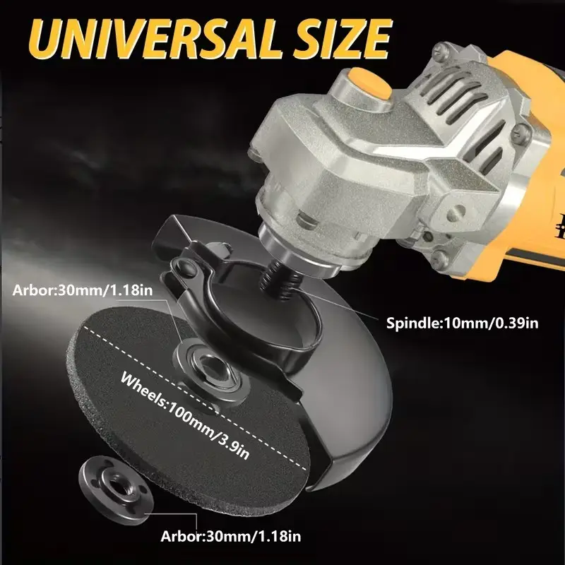 Cordless Brushless Angle Grinder 11000RPM Multi Tool Cutting Grinding Polishing - image 4 | Free standard UK delivery included | Discount Quality Products