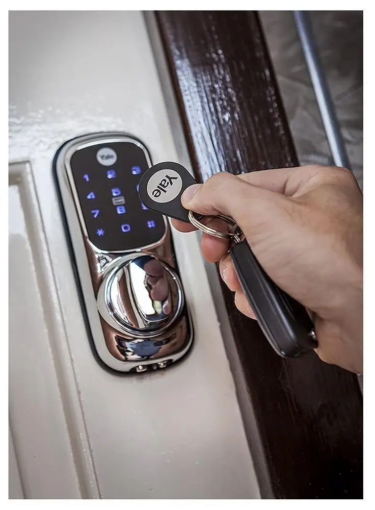 Yale Keyless Connected Smart Door Lock, No Key Needed, Satin Nickel, Keypad Pin - image 3 | Free standard UK delivery included | Discount Quality Products