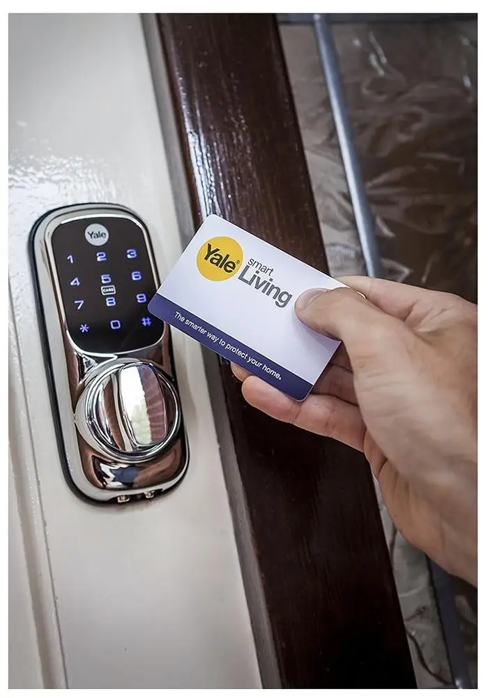 Yale Keyless Connected Smart Door Lock, No Key Needed, Satin Nickel, Keypad Pin - image 4 | Free standard UK delivery included | Discount Quality Products