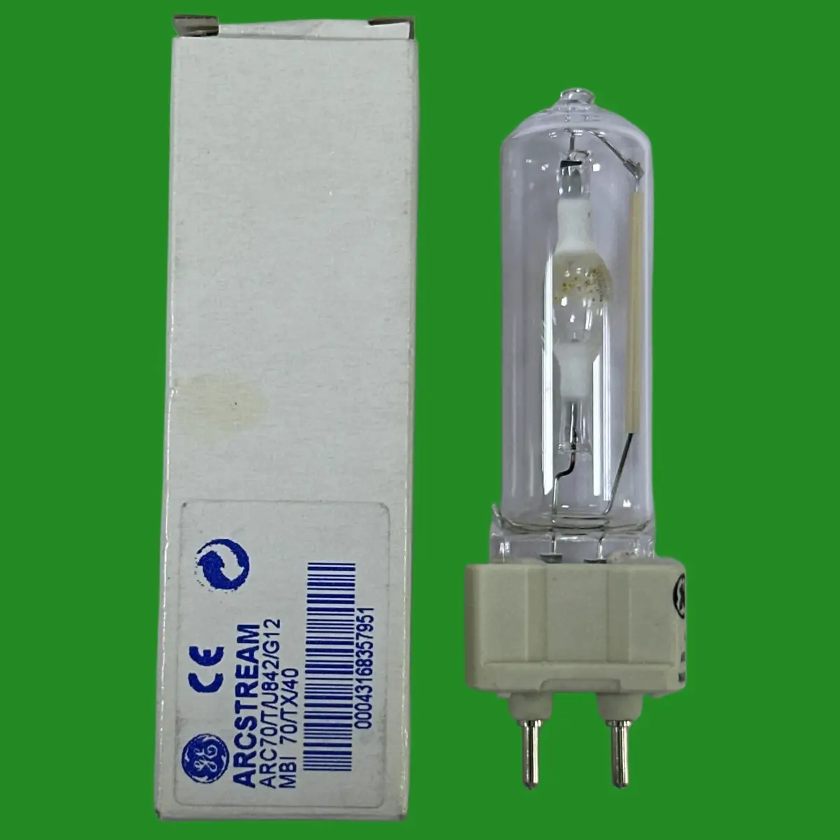 70W GE ArcStream G12 ARC70/T/U 842/G12 HID METAL HALIDE CERAMIC Light Bulb Lamp