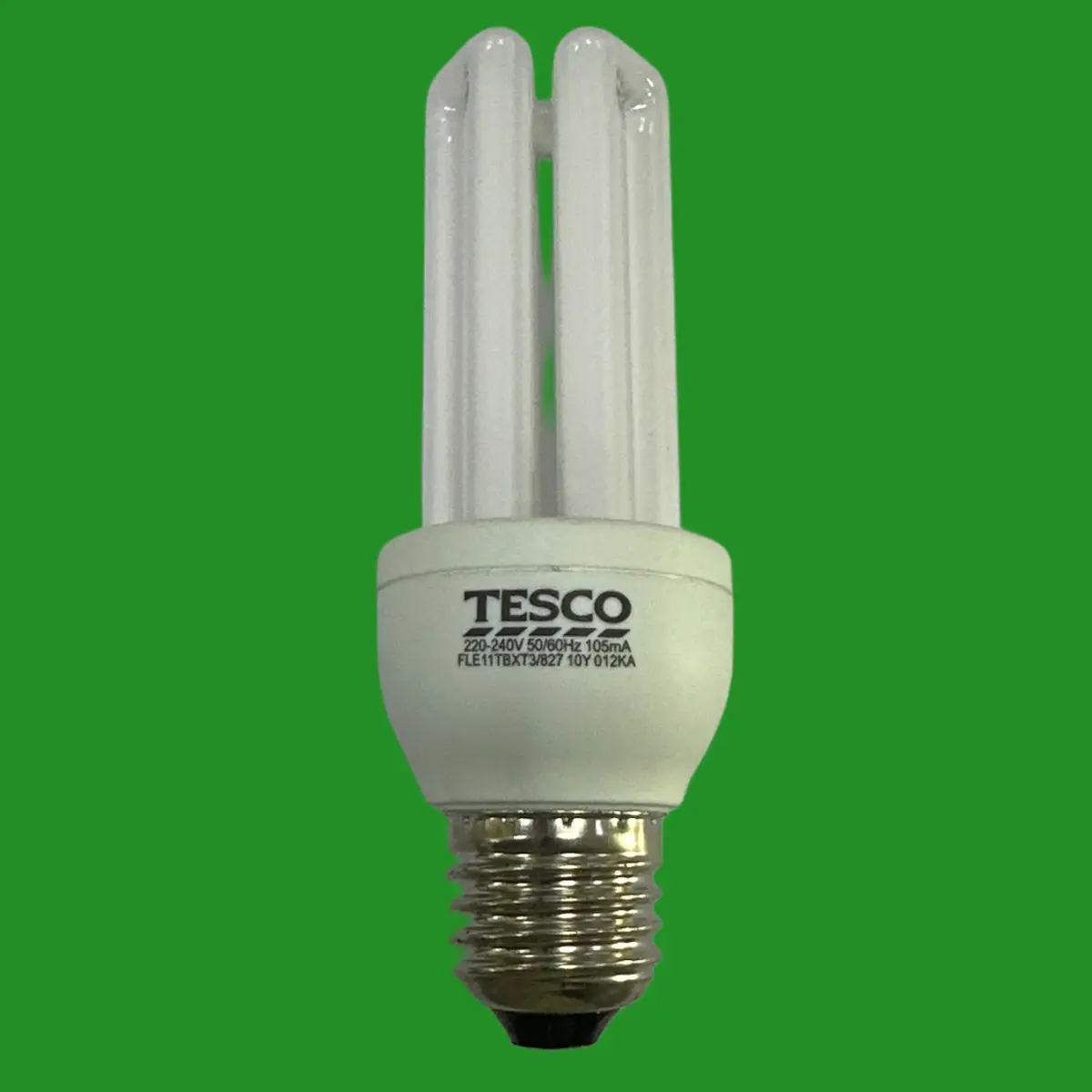 11W (=60W) TESCO Low Energy CFL Stick Light Bulbs 2700K ES E27 Edison Screw Lamp - image 2 | Free standard UK delivery included | Discount Quality Products