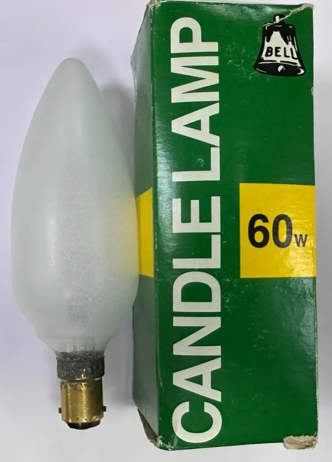 60W BELL Vintage Large Frosted Candle C45 45mm SBC B15 Small Bayonet Light Bulb