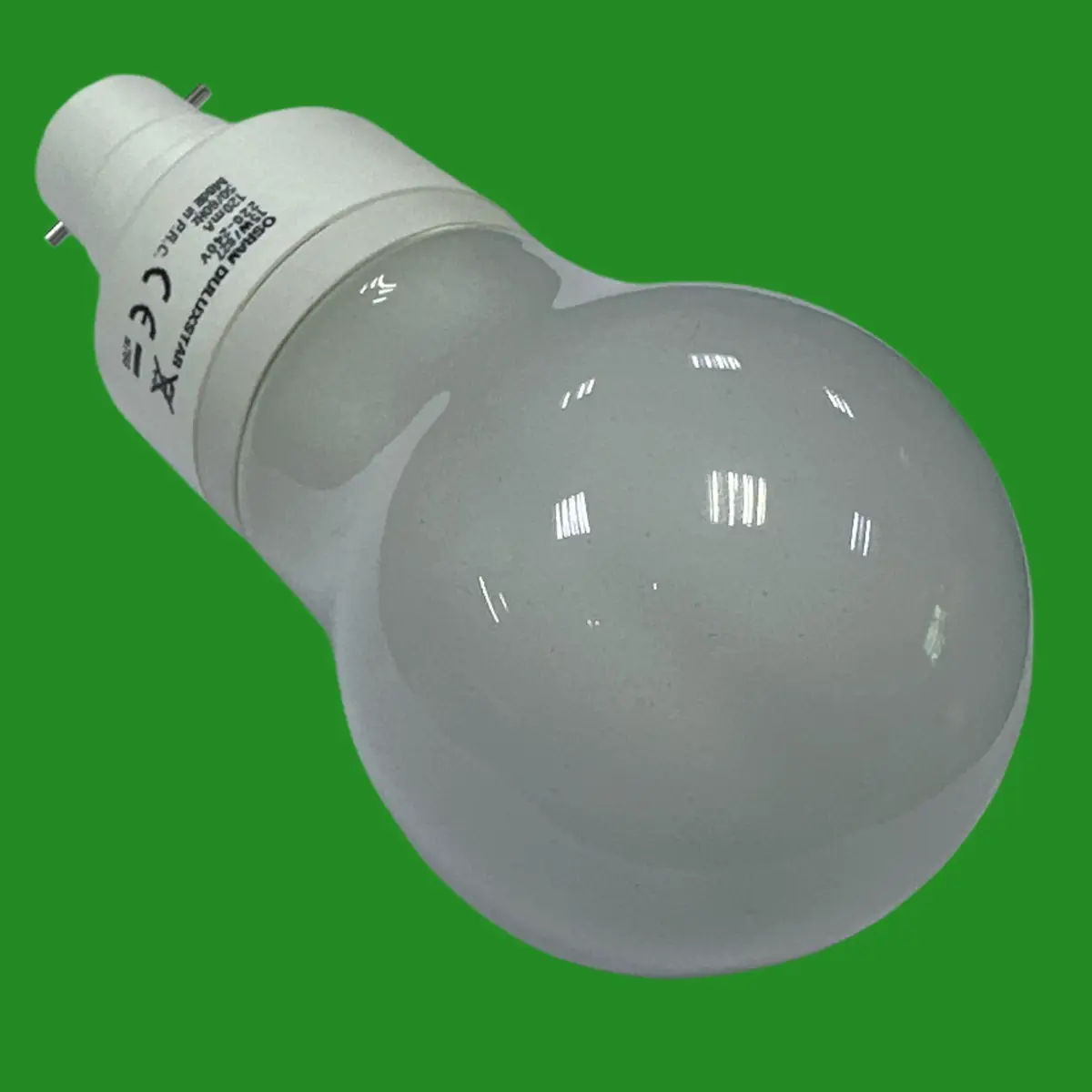 15W (=65W) OSRAM GLS CFL Low Energy Power Saving Globe Light Bulb BC B22 Lamp - image 3 | Free standard UK delivery included | Discount Quality Products