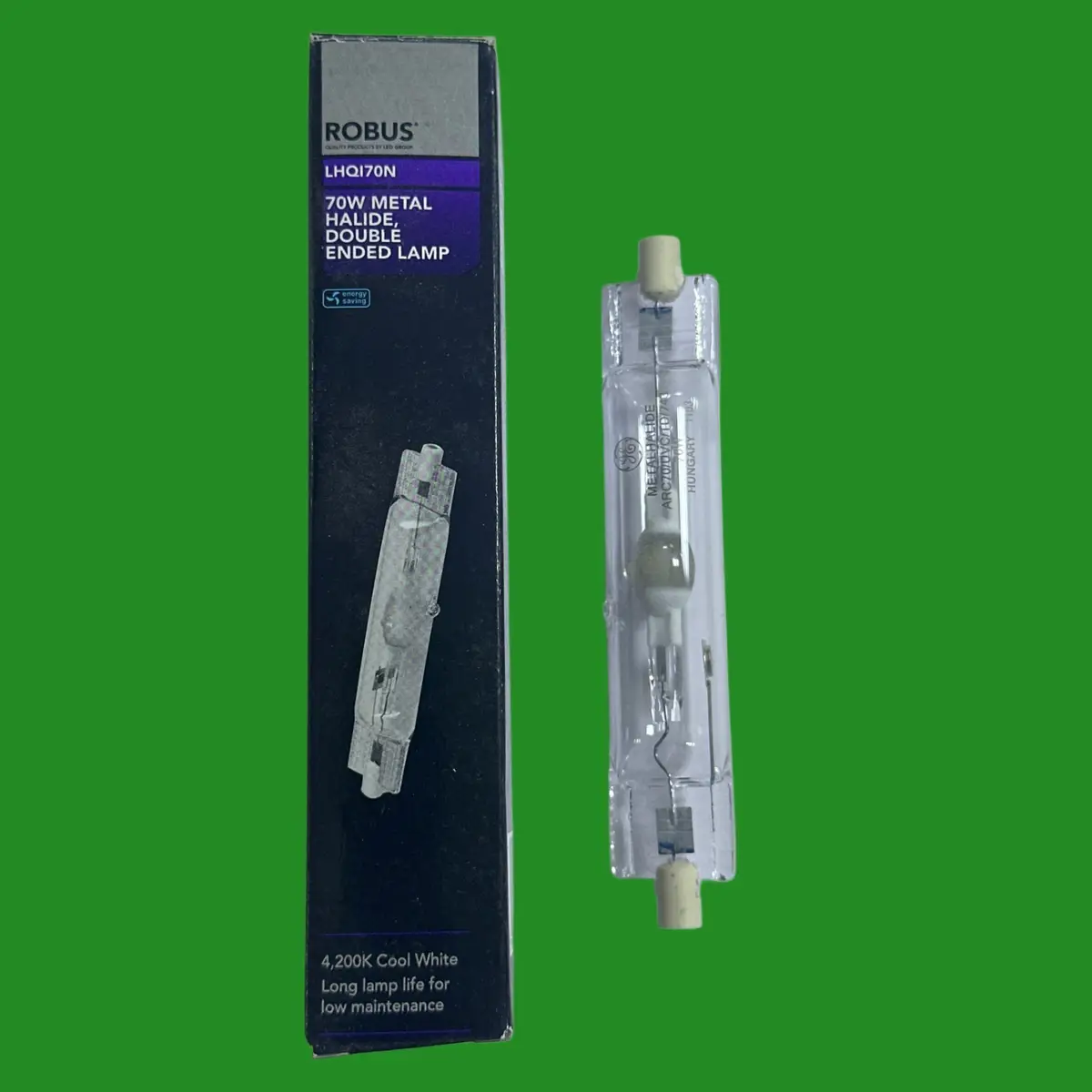 70W ROBUS RX7S MHL Metal Halide Lamp Floodlight Tube 4200K Cool White Light Bulb