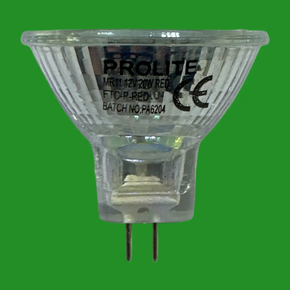 2x 20W Red Coloured MR11 12V Halogen Dichroic Spot Light Bulbs Lamps 20° Beam - image 3 | Free standard UK delivery included | Discount Quality Products