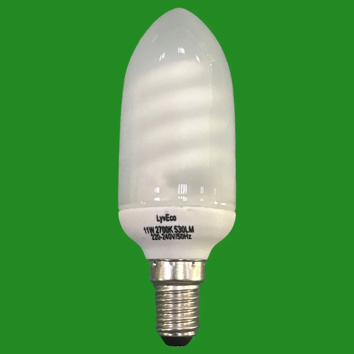 11W (=48W) CFL Candle Light Bulb Low Energy Power Saving SES E14 Small Screw - image 2 | Free standard UK delivery included | Discount Quality Products