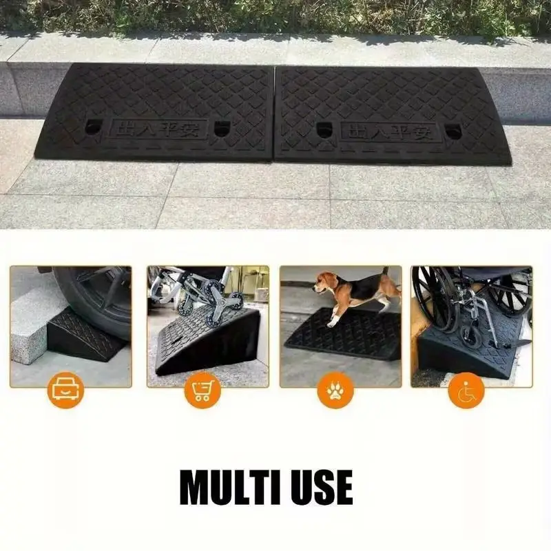 Heavy Duty Portable Curb Ramp 50x27x9cm Mobility Access Wheelchair, Motorbike - image 4 | Free standard UK delivery included | Discount Quality Products