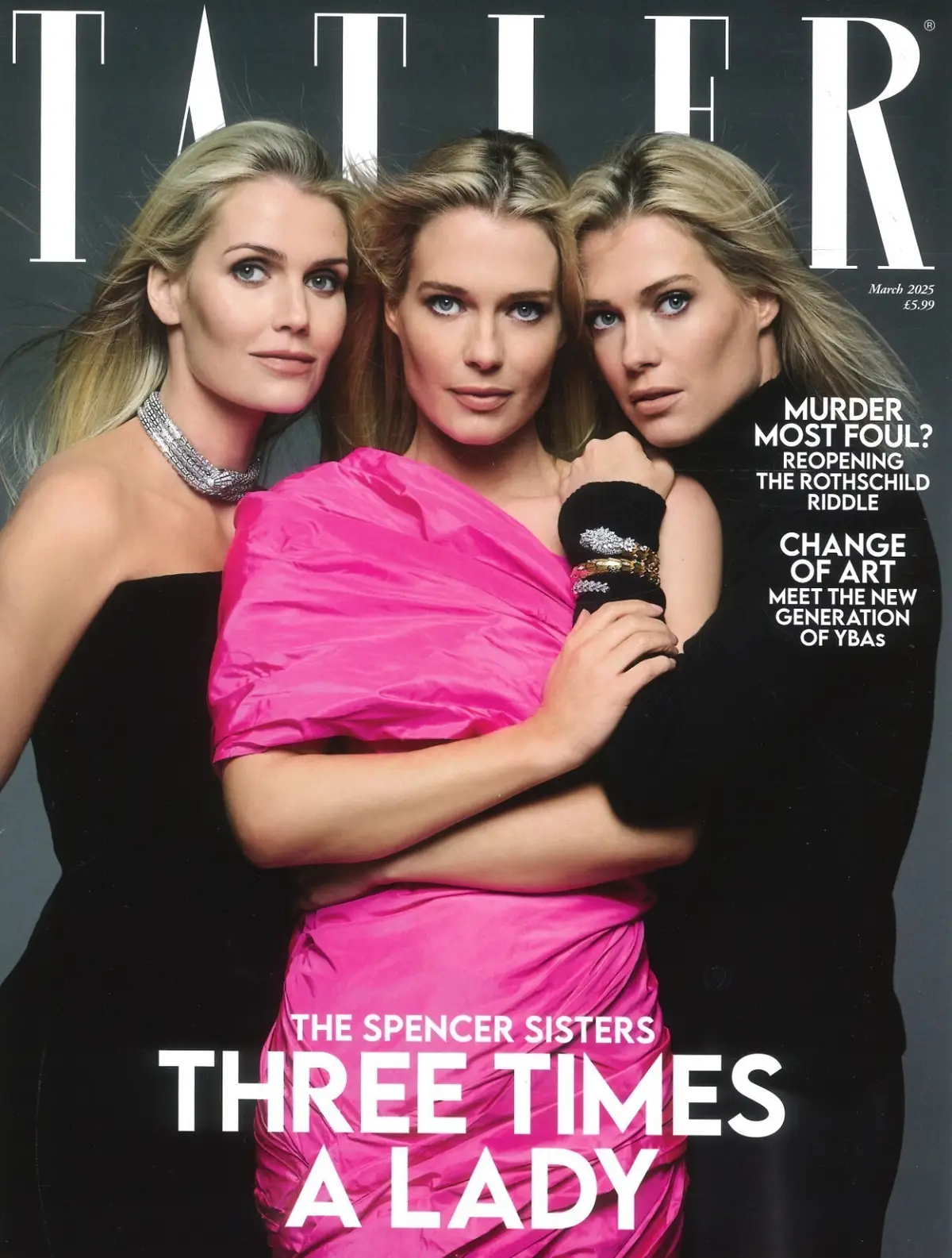 TATLER Magazine: Spencer Sisters, Tade Ojora, Tory Kemi Badenoch, March 2025