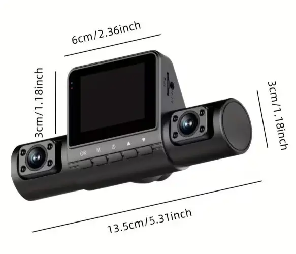 360° 4-Channel Dash Cam 1080P Front & Left/Right/Rear 720P Cameras, Parking Mode - image 4 | Free standard UK delivery included | Discount Quality Products