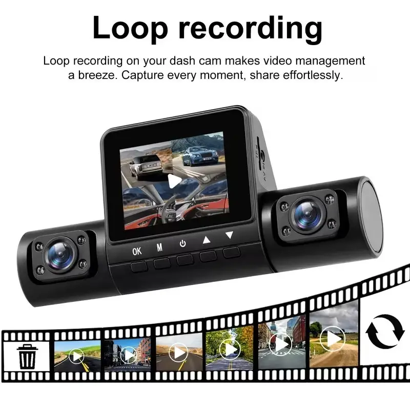 360° 4-Channel Dash Cam 1080P Front & Left/Right/Rear 720P Cameras, Parking Mode - image 6 | Free standard UK delivery included | Discount Quality Products