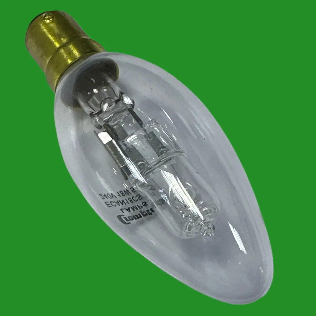 4x 18W (=24W) Crompton Dimmable Halogen Clear Candle Light Bulbs SBC B15 Lamp - image 3 | Free standard UK delivery included | Discount Quality Products