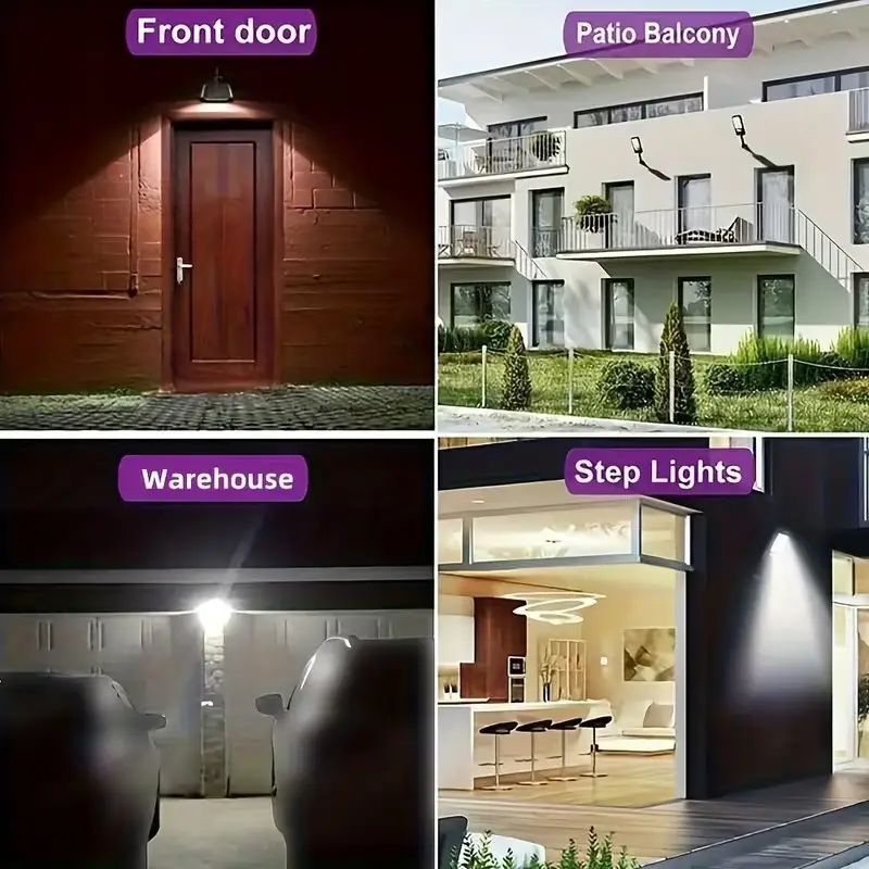 Solar LED PIR Motion Sensor Rechargeable Wall Light Outdoor Light Garden Yard - image 8 | Free standard UK delivery included | Discount Quality Products