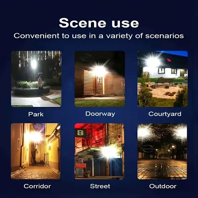 240 LED Solar PIR Motion Sensor Street Light IP65 Outdoor Lamp for Garden, Yard - image 3 | Free standard UK delivery included | Discount Quality Products