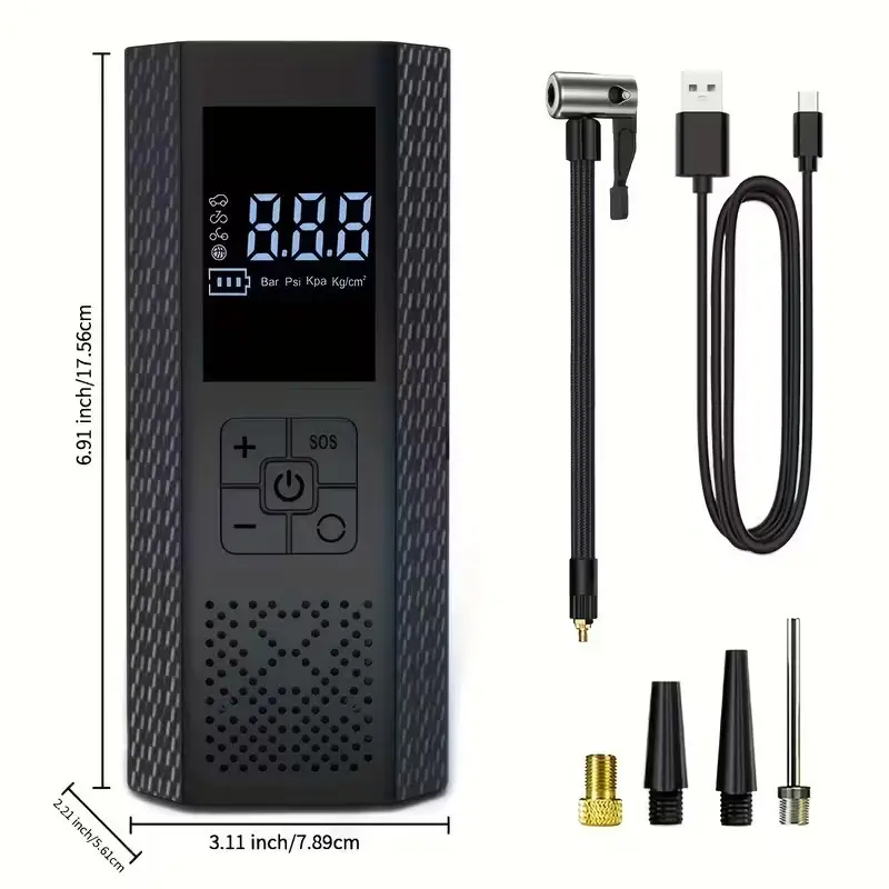 150 PSI Portable Air Compressor Cordless Tyre Inflator Car, Bicycle, Inflatable - image 6 | Free standard UK delivery included | Discount Quality Products