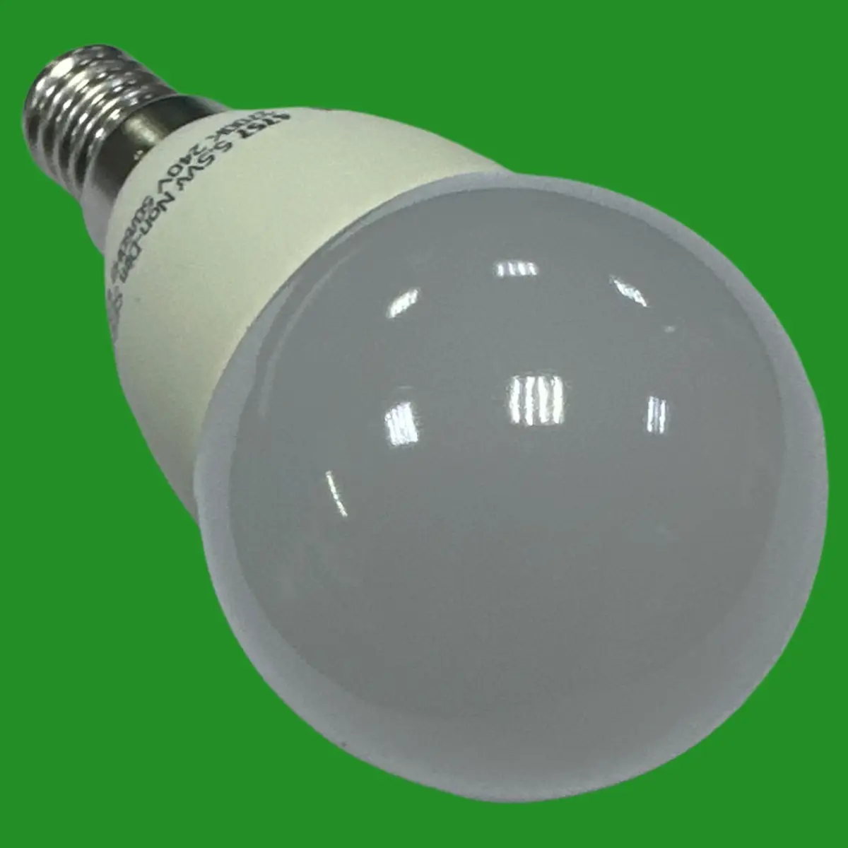1x 5.5W (=40W) Crompton LED Round Golf Light Bulb SES E14 Small Screw 2700K Lamp - image 3 | Free standard UK delivery included | Discount Quality Products