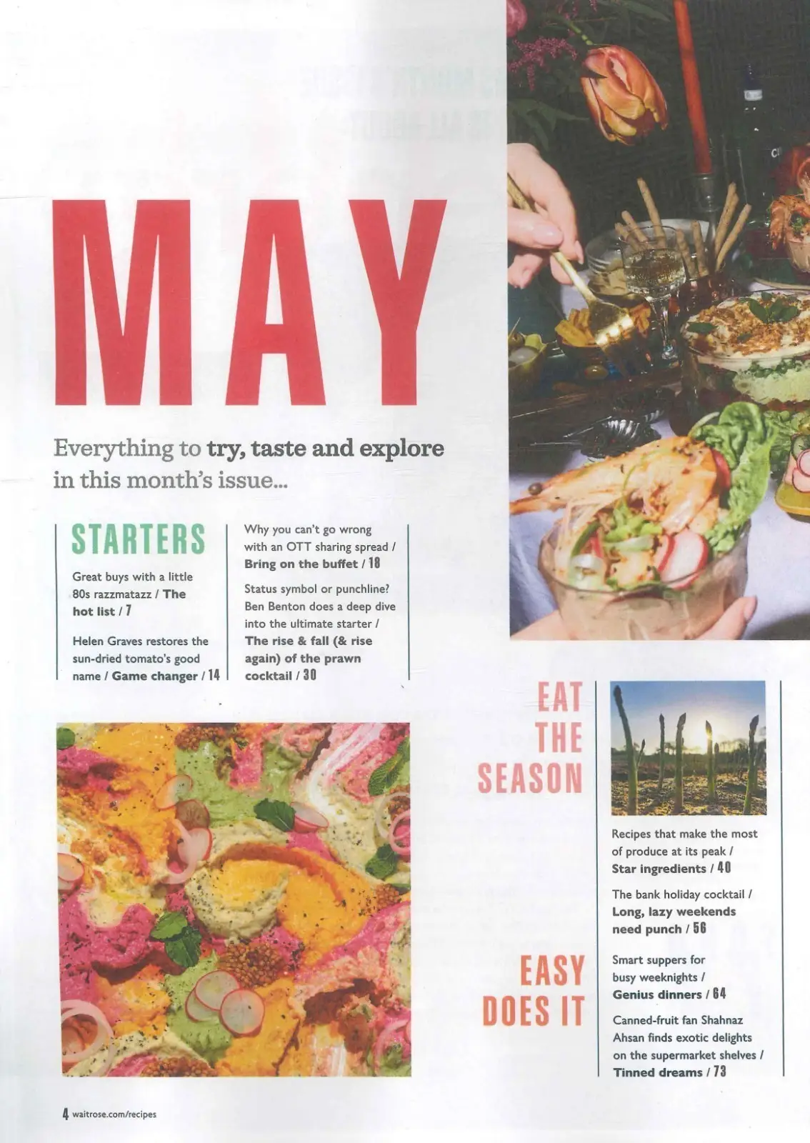 Waitrose & Partners Food Magazine Issue #193, Cooking & Baking Recipes, May 2026 - image 3 | Free standard UK delivery included | Discount Quality Products