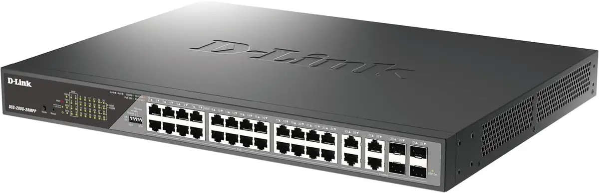 D-Link DSS-200G-28MPP/B 28-Port Gigabit Ethernet PoE++ Surveillance Switch - image 3 | Free standard UK delivery included | Discount Quality Products