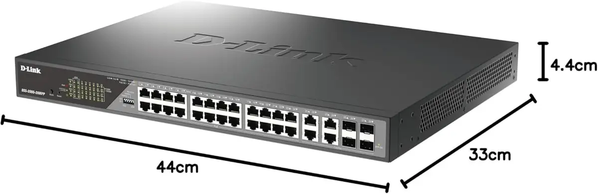 D-Link DSS-200G-28MPP/B 28-Port Gigabit Ethernet PoE++ Surveillance Switch - image 5 | Free standard UK delivery included | Discount Quality Products