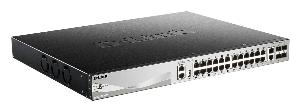 D-Link DGS-3130-30PS 30-Port Layer 3 Stackable Managed PoE Switch 10G Uplink SPF - image 4 | Free standard UK delivery included | Discount Quality Products