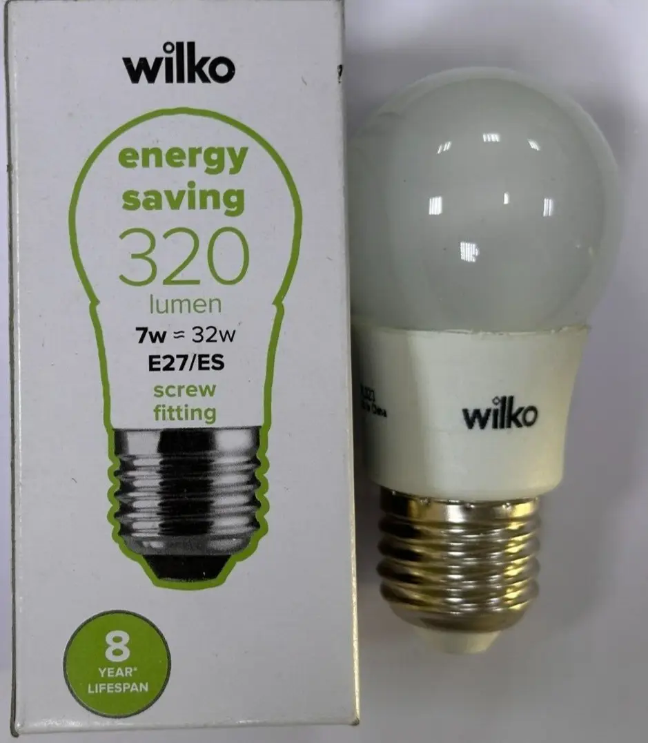 2x 7W (=32W) Low Energy Power Saving CFL Mini Globe Golf Light Bulb ES E27 Lamp