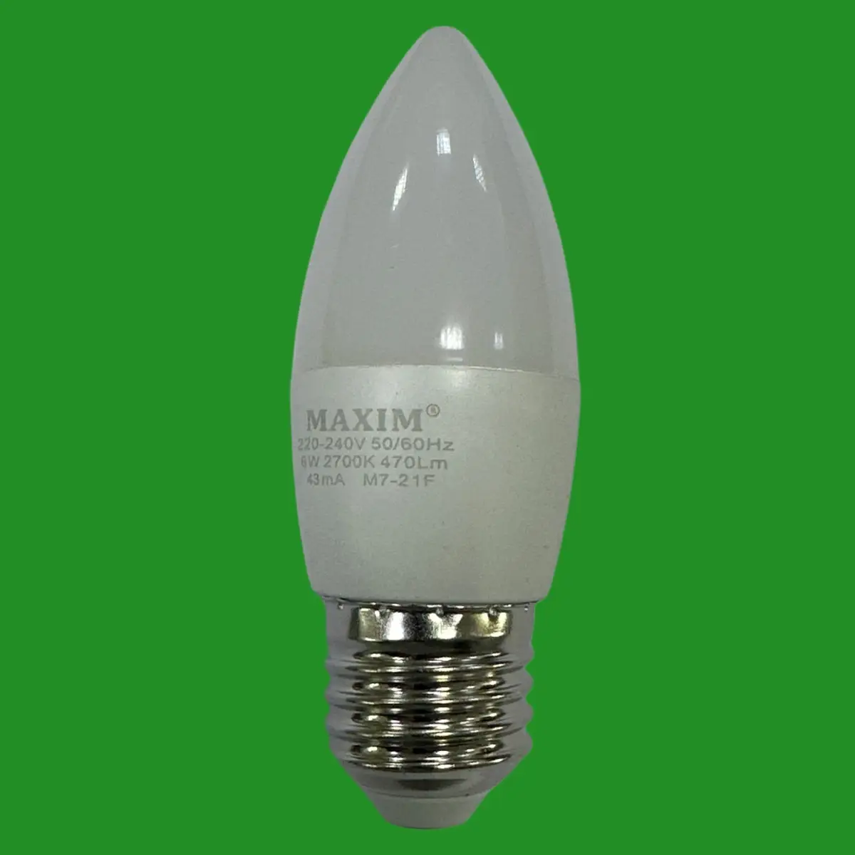 9x 6W (=40W) LED Pearl Candle Light Bulbs ES E27 Edison Screw 2700K Warm White - image 2 | Free standard UK delivery included | Discount Quality Products