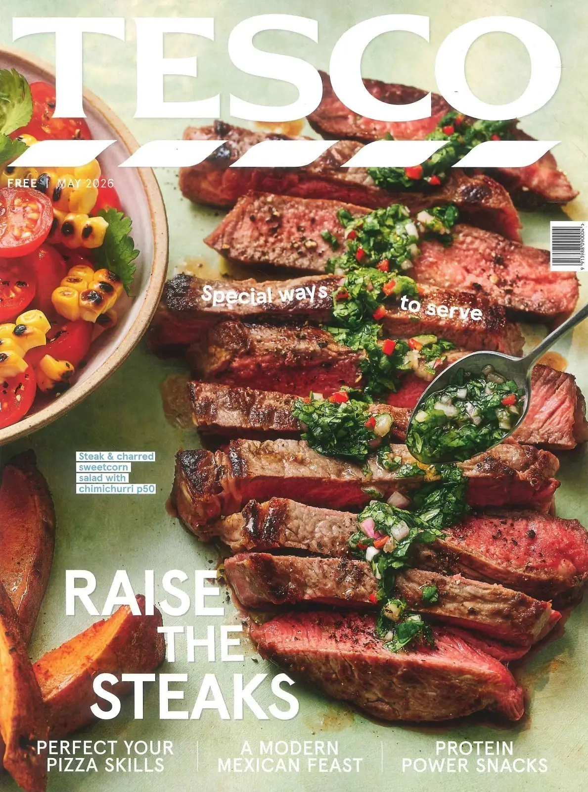 Tesco Magazine: Summer Food, Steak, Mexican, Cooking &amp; Baking Recipes, May 2026