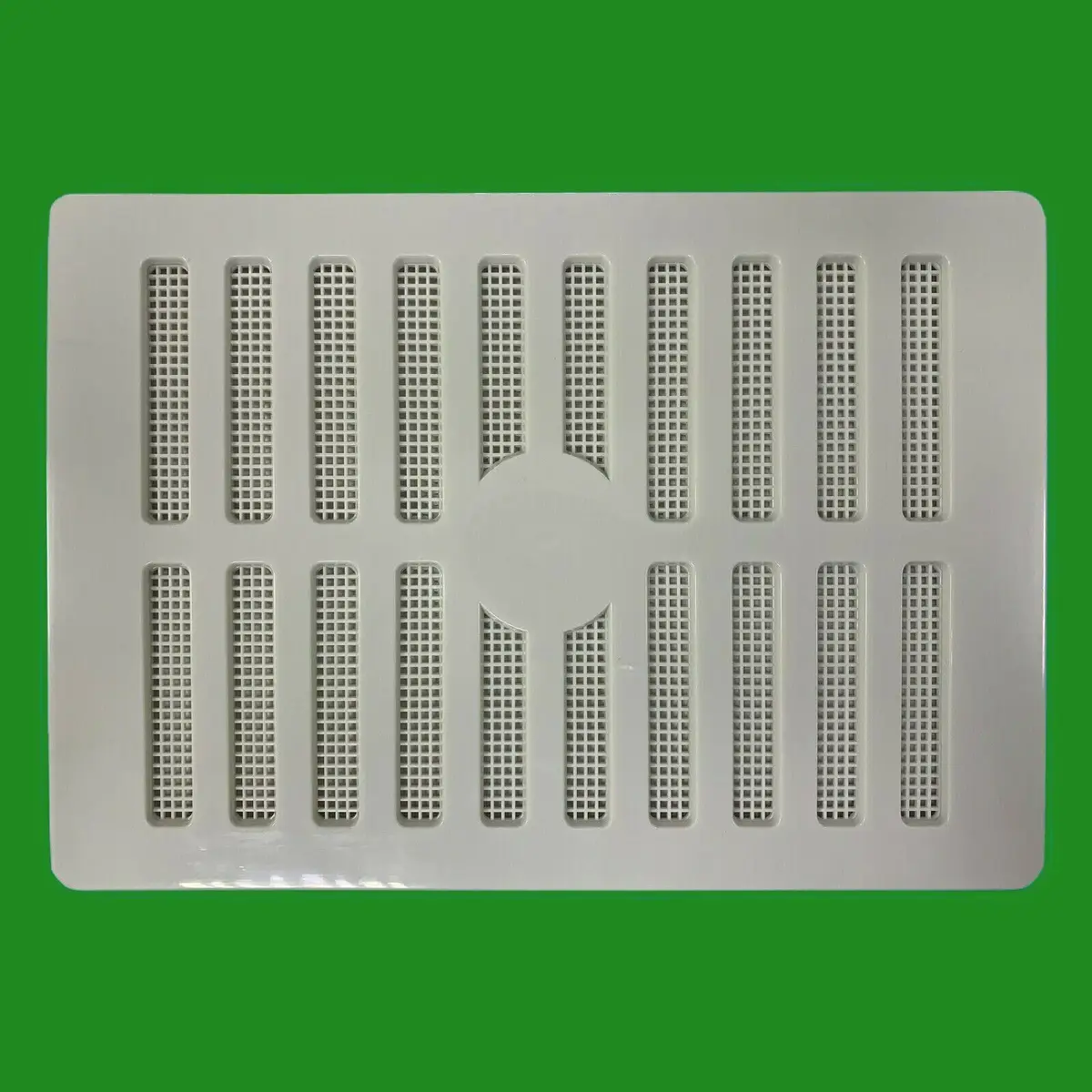 Adjustable White Air Vent Ventilation Grill 287x192mm Air Flow Holes