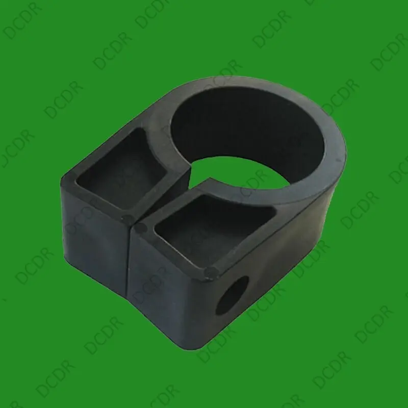30x Black Heavy Duty Plastic Cable Cleats Clips, Number Size 13 30mm