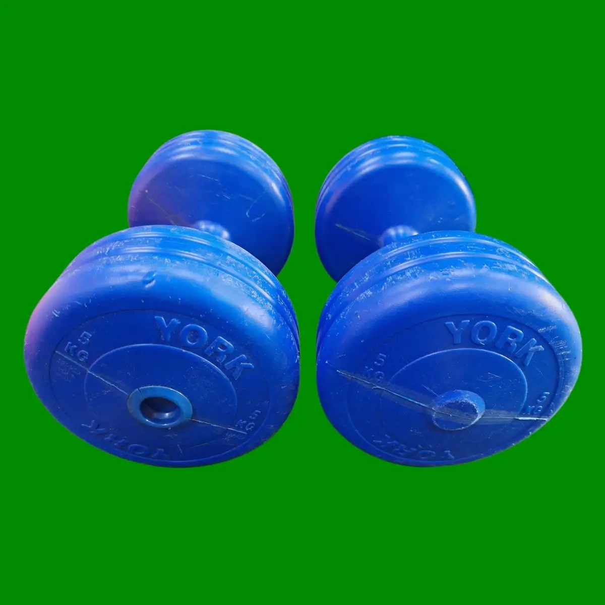 2x 5KG YORK Dumbbells Set, Hand Weights Home Gym Workout Fitness Biceps Exercise - image 3 | Free standard UK delivery included | Discount Quality Products