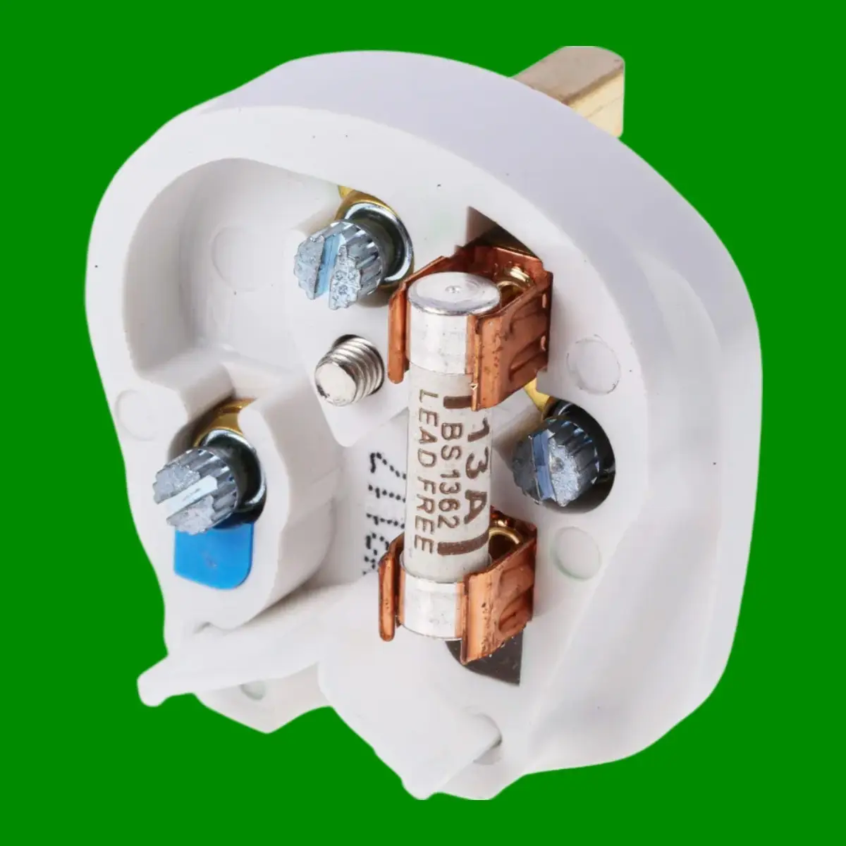 1x MK White Rewireable 13A Mains Safety Plug, UK 3-Pin, 230V, Fused, Plastic - image 3 | Free standard UK delivery included | Discount Quality Products