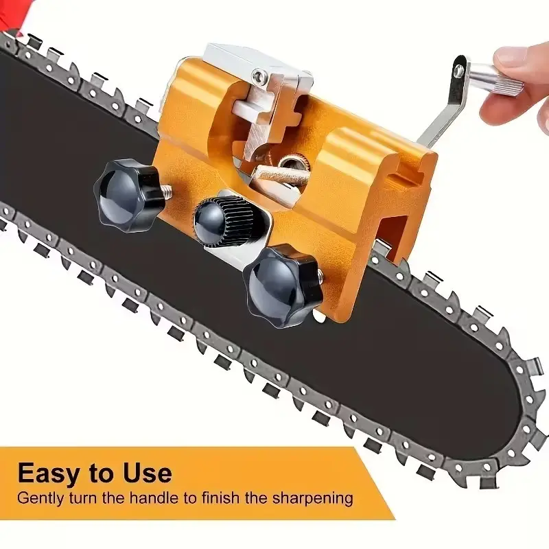 DIY Portable Chainsaw Sharpener Kit Hand Crank Chain Grinder File Tool - image 2 | Free standard UK delivery included | Discount Quality Products