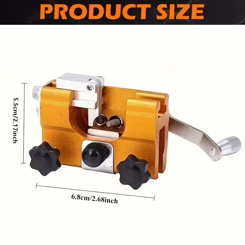 DIY Portable Chainsaw Sharpener Kit Hand Crank Chain Grinder File Tool - image 4 | Free standard UK delivery included | Discount Quality Products