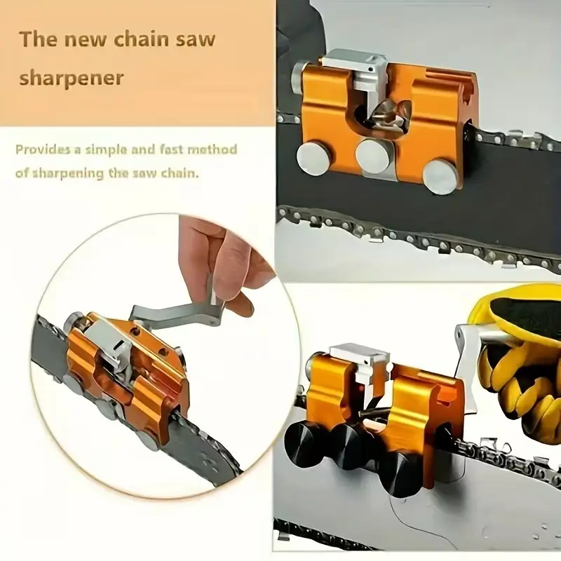 DIY Portable Chainsaw Sharpener Kit Hand Crank Chain Grinder File Tool - image 6 | Free standard UK delivery included | Discount Quality Products