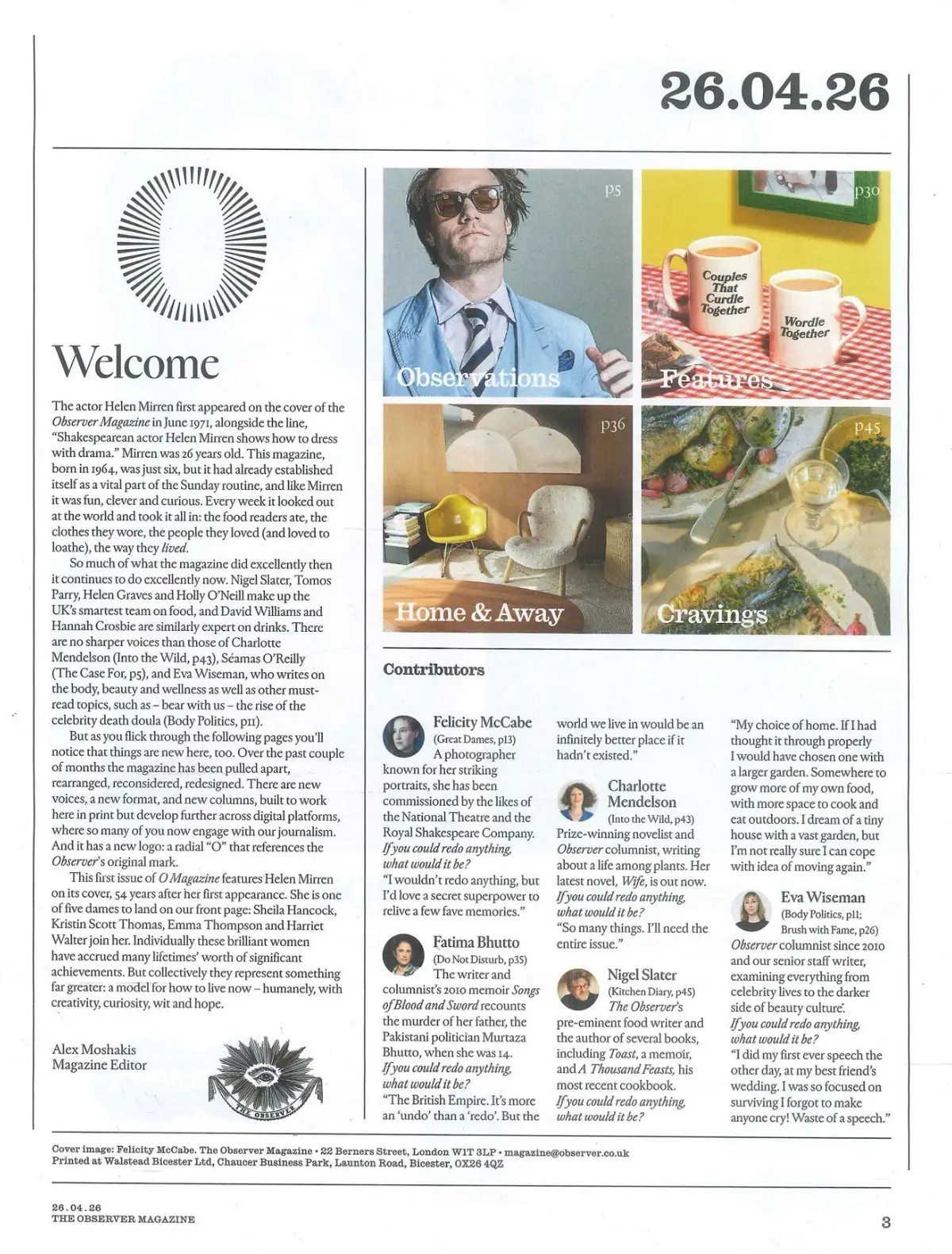 Observer Magazine: Kristen Scott Thomas, Emma Thompson, Helen Mirren, 26.4.26 - image 3 | Free standard UK delivery included | Discount Quality Products
