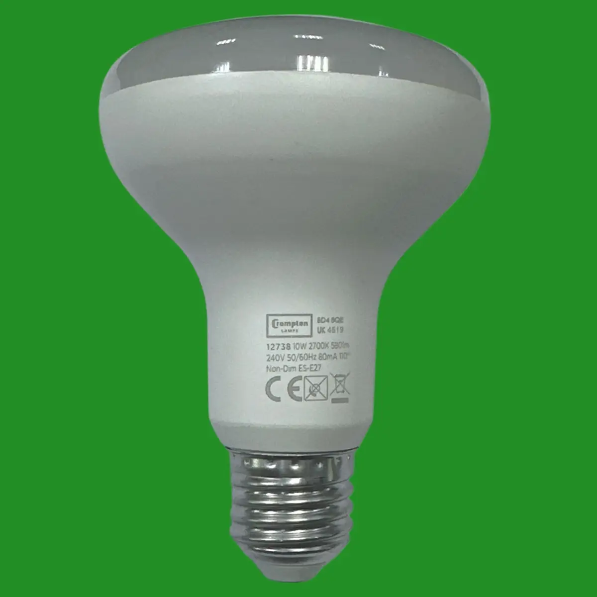 10W =100W Crompton R80 LED Pearl Reflector Light Bulbs 2700K ES E27 Edison Screw - image 2 | Free standard UK delivery included | Discount Quality Products