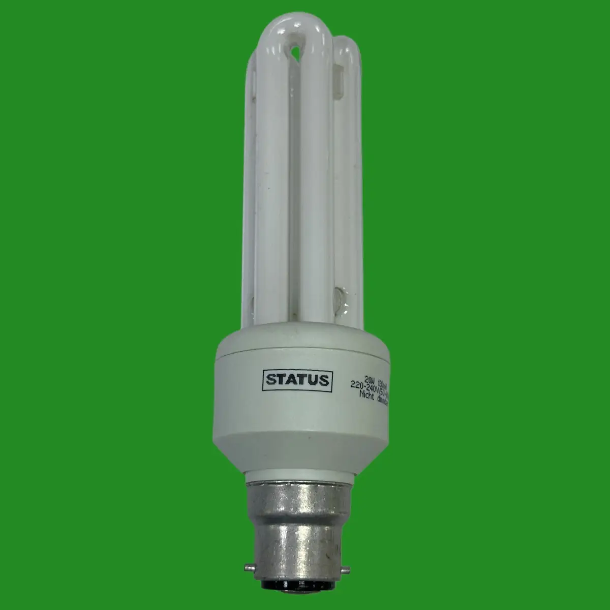 1x 20W (=100W) Status Stick Light Bulb Low Energy Power Saving CFL  BC B22 Lamps - image 2 | Free standard UK delivery included | Discount Quality Products