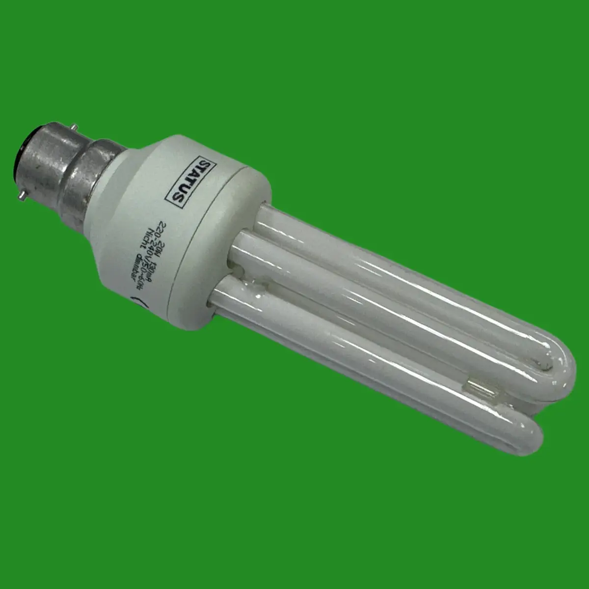 1x 20W (=100W) Status Stick Light Bulb Low Energy Power Saving CFL  BC B22 Lamps - image 3 | Free standard UK delivery included | Discount Quality Products