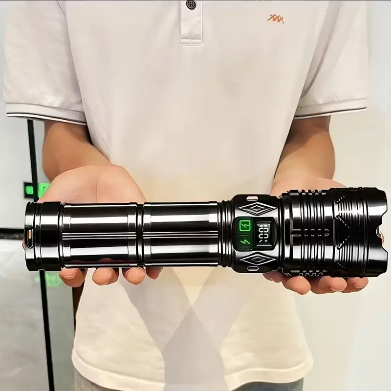 Large Rechargeable Camping Light LED Flashlight USB Torch 11 Modes High Power - image 4 | Free standard UK delivery included | Discount Quality Products