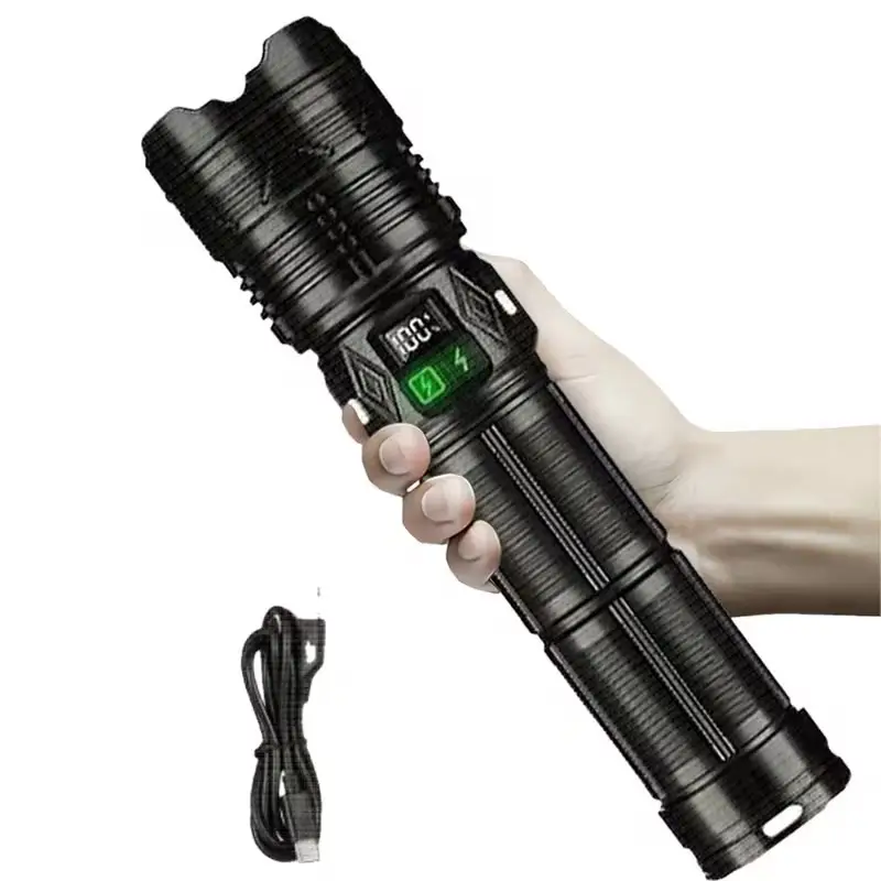 Large Rechargeable Camping Light LED Flashlight USB Torch 11 Modes High Power - image 7 | Free standard UK delivery included | Discount Quality Products