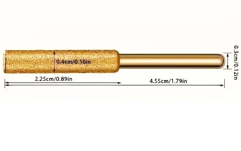 15x 4mm Diamond Chainsaw Sharpener Set Titanium Coated Grinding Bits Rotary Tool - image 2 | Free standard UK delivery included | Discount Quality Products