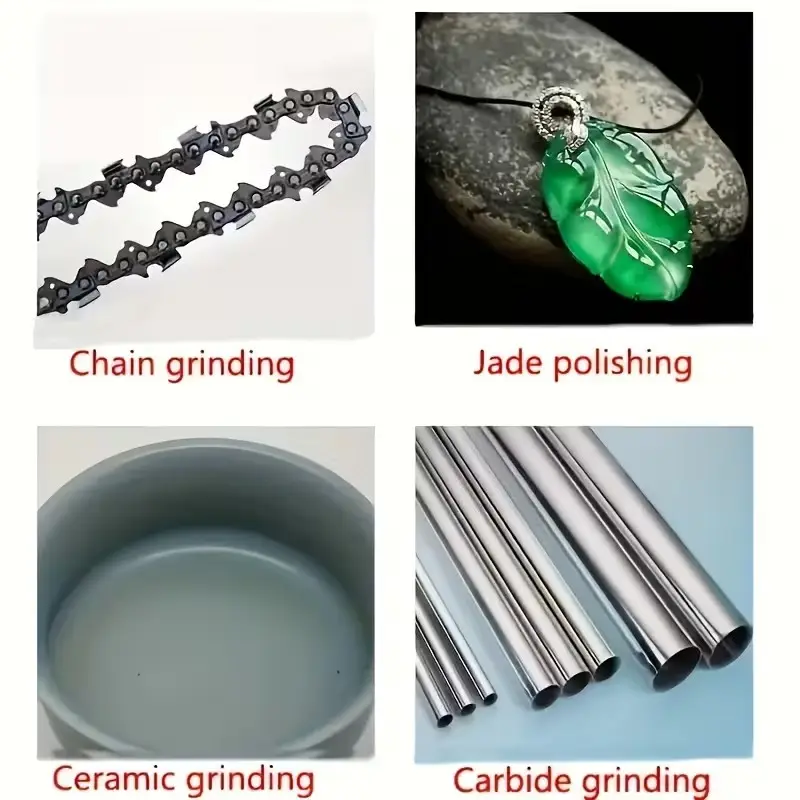 15x 4mm Diamond Chainsaw Sharpener Set Titanium Coated Grinding Bits Rotary Tool - image 7 | Free standard UK delivery included | Discount Quality Products